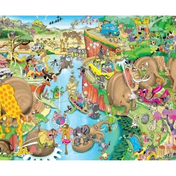 Wooden Widget Puzzle - Wild Safari 450 Piece