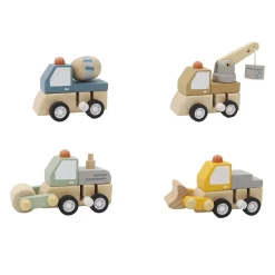 Wooden Wind Up Construction Trucks (Assorted)