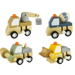 Wooden Wind Up Construction Trucks (Assorted)